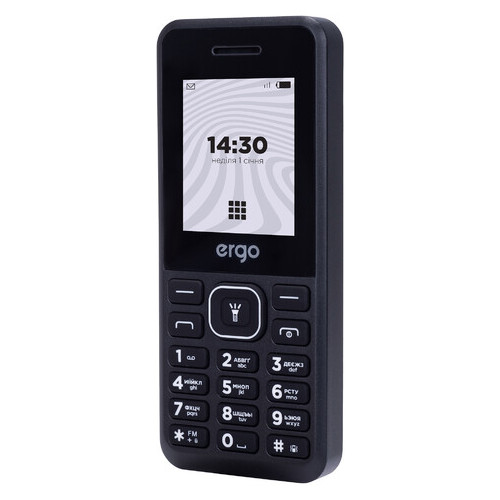 Мобільний телефон Ergo B181 Dual Sim Black фото №3