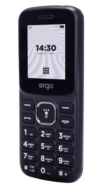 Мобільний телефон Ergo B182 Black фото №4