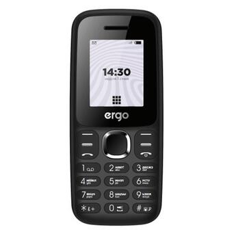Мобільний телефон ERGO B184 Dual Sim (чорний) фото №1