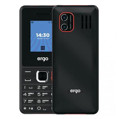 Мобільний телефон ERGO E181 DS Black фото №1