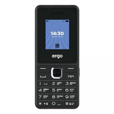 Мобільний телефон ERGO E181 DS Black фото №2