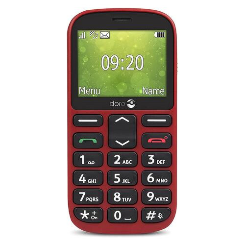 Мобільний телефон Doro 1361 (dfb-0120) Red (Europa version) Refurbished Grade A1 фото №1