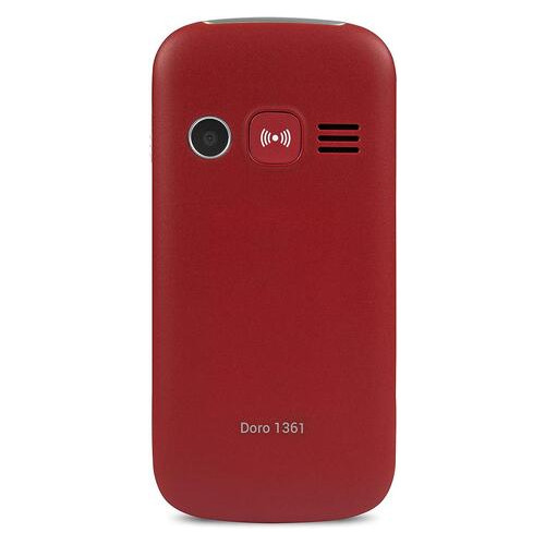 Мобільний телефон Doro 1361 (dfb-0120) Red (Europa version) Refurbished Grade A1 фото №2