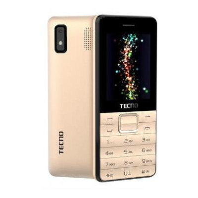 Мобильный телефон Tecno T372 TripleSIM Champagne Gold (4895180746840) фото №1