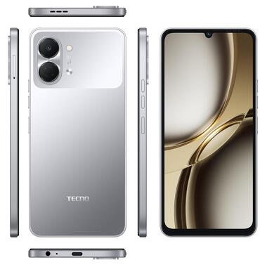 Смартфон Tecno Spark Go 3 (KN3) 4/128GB Titanium Grey (4894947105296) фото №1