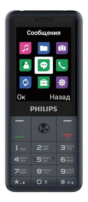 Мобільний телефон Philips Xenium E169 Gray фото №2