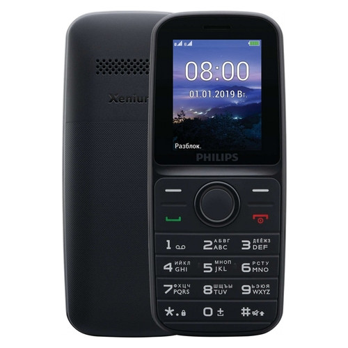 Мобільний телефон Philips E109 Xenium (black) фото №3