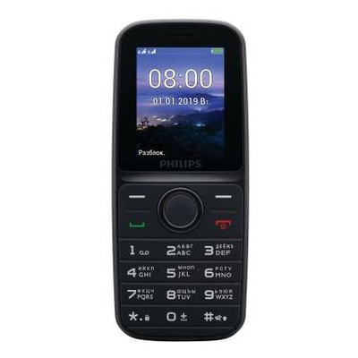 Мобільний телефон Philips Xenium E109 Black (1666557) фото №3