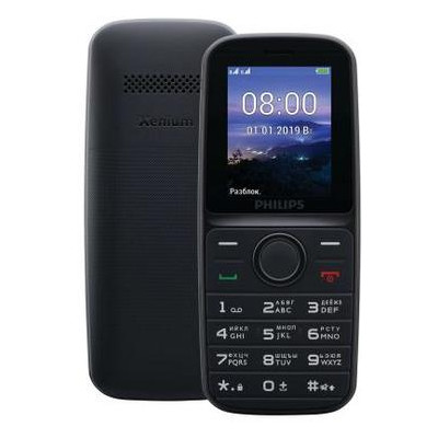 Мобільний телефон Philips Xenium E109 Black (1666557) фото №2