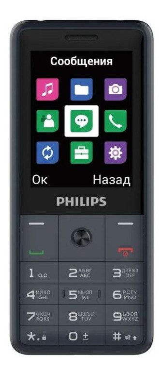 Мобільний телефон Philips E169 Xenium dark grey фото №4