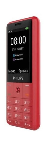 Мобільний телефон Philips E169 Xenium red фото №2