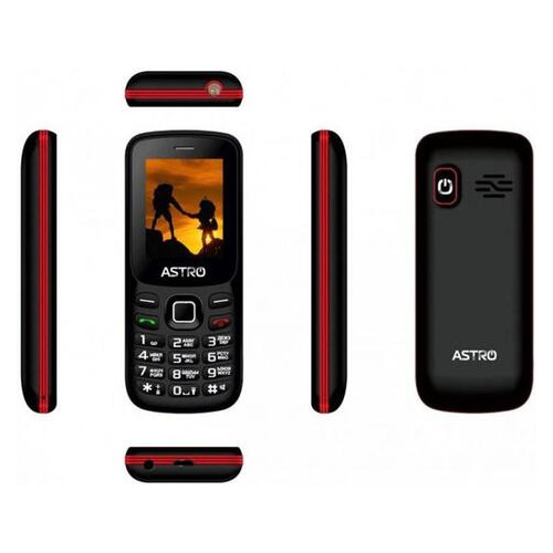 Мобільний телефон Astro A173  Black/Red фото №3