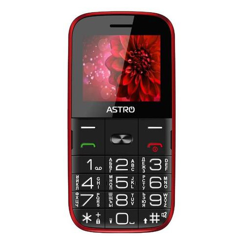 Мобільний телефон Astro A241 Dual Sim Red фото №1