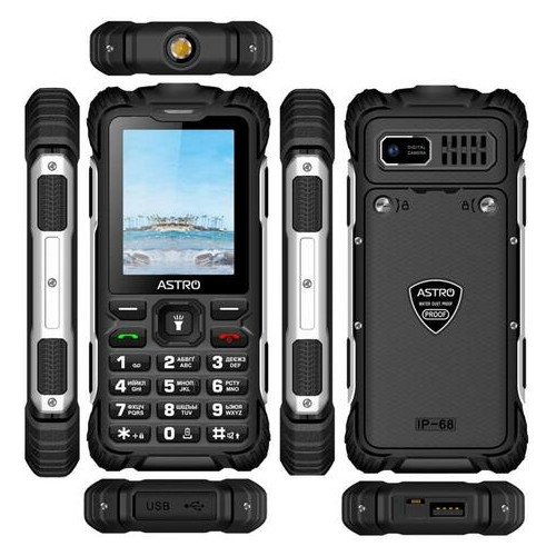 Мобільний телефон Astro A243 Dual Sim Black фото №3