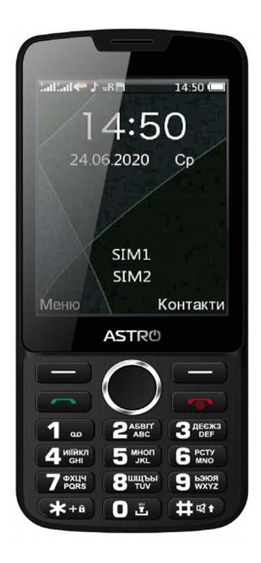 Мобільний телефон Astro A167 Dual Sim Black фото №4