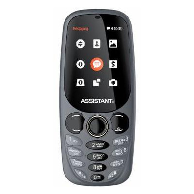 Мобільний телефон Assistant AS-201 Grey (873293012841) фото №1