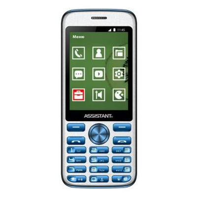 Мобільний телефон Assistant AS-204 Blue (873293012803) (WY36873293012803) фото №3