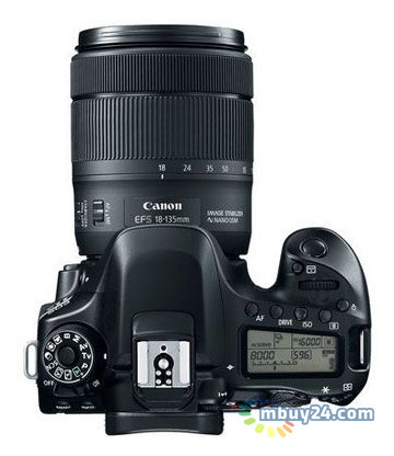 Цифровой фотоаппарат Canon EOS 80D 18-135 IS USM (1263C040AA) фото №4