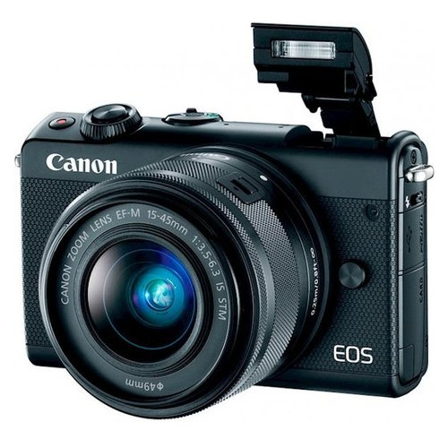 Цифровая камера Canon EOS M100 BK 15-45 RUK CSC Black (2209C048AA) фото №2