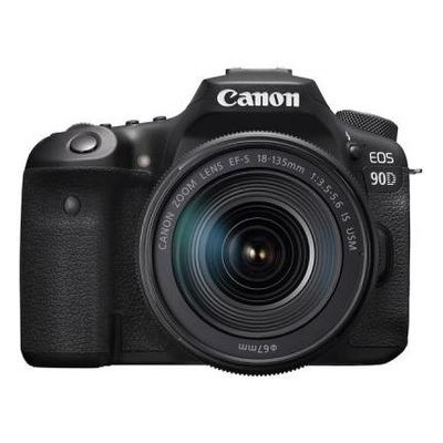 Цифрова камера Canon EOS 90D 18-135 IS nano USM (3616C029) фото №1
