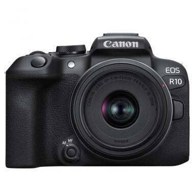 Цифровий фотоапарат Canon EOS R10 RF-S 18-45 IS STM (5331C047) фото №1