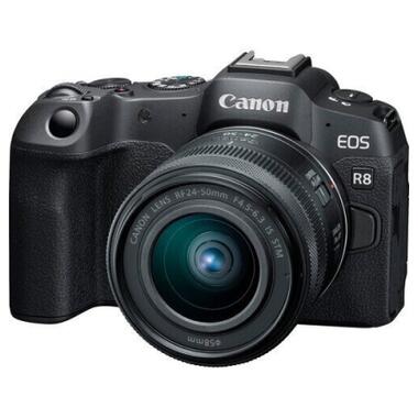 Цифровий фотоапарат Canon EOS R8 + RF 24-50mm f/4.5-6.3 IS STM (5803C016) фото №1