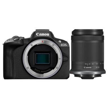 Цифровий фотоапарат Canon EOS R50 + RF-S 18-150 IS STM Black (5811C095) фото №1