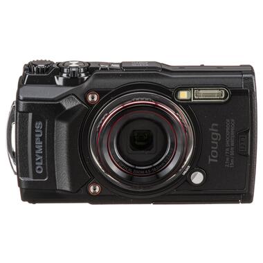 Цифровий фотоапарат OLYMPUS TG-6 Black (Waterproof - 15m; GPS; 4K; Wi-Fi) (V104210BE000) фото №1