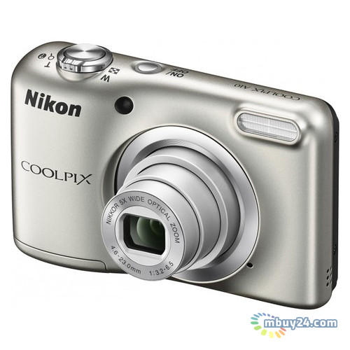 Цифровая фотокамера Nikon Coolpix A10 Silver фото №2