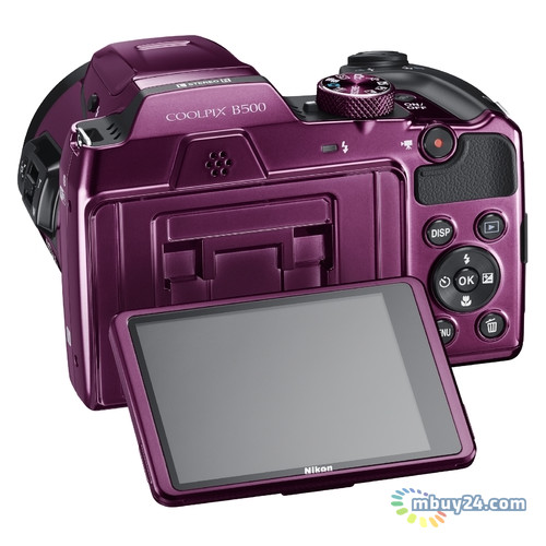 Цифровая фотокамера Nikon Coolpix B500 (VNA952E1) Purple фото №3