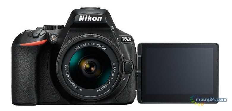 Фотокамера дзеркальна Nikon D5600 AF-P 18-55 VR Kit (VBA500K001) фото №5