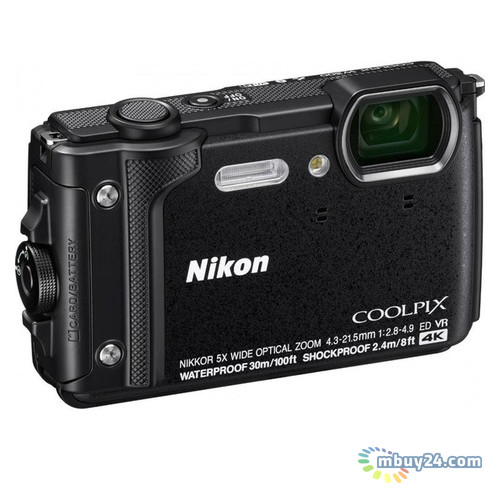 Фотокамера Nikon Coolpix W300 Black (VQA070E1) фото №3