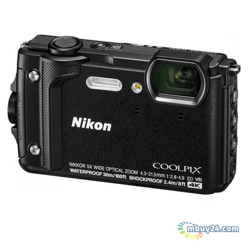 Фотокамера Nikon Coolpix W300 Black (VQA070E1) фото №2
