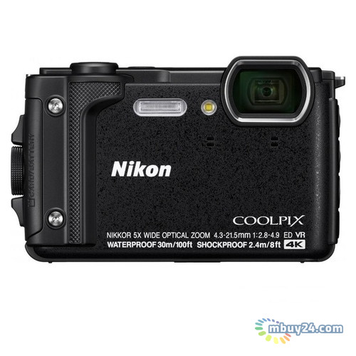 Фотокамера Nikon Coolpix W300 Black (VQA070E1) фото №1