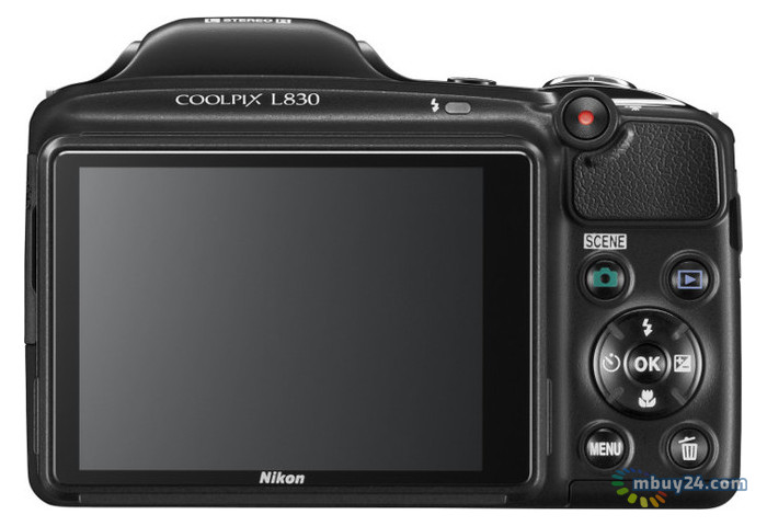 Фотоапарат Nikon Coolpix L830 Black фото №6