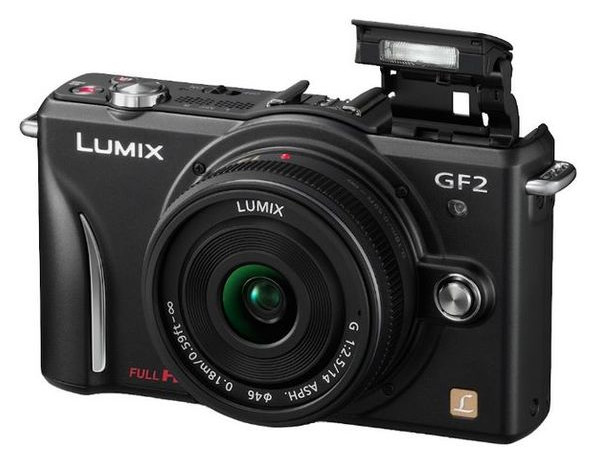 Фотоапарат Panasonic Lumix 14mm Kit Black DMC-GF2 фото №1