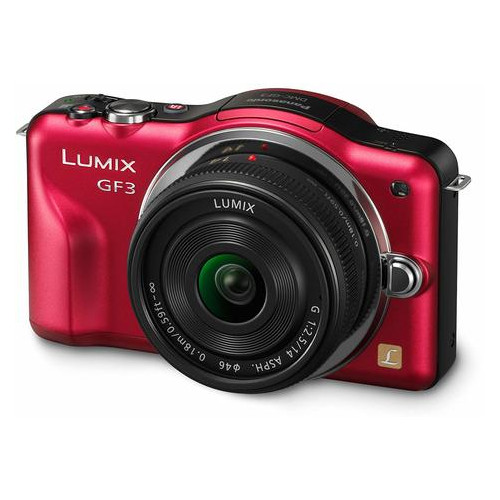 Фотоаппарат Panasonic Lumix DMC-GF3 14-42 mm Red фото №1