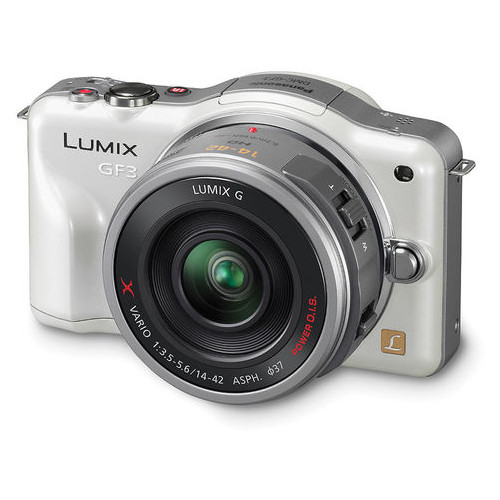 Фотоаппарат Panasonic Lumix DMC-GF3K 14-42mm Kit White  фото №1