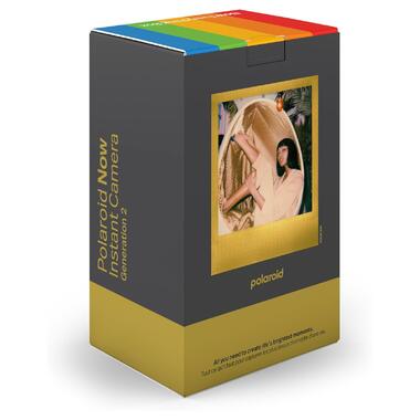 Фотокамера моментального друку Polaroid Now Gen 2 Black + Golden Moments Film Bundle + 16 Gold Color Photos (6288) фото №3
