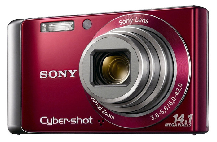 Фотоапарати Sony DSC-W370 Red Sony MS 2 Gb Sony LCS-CSW Case фото №1