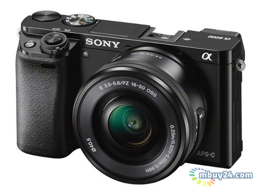 Фотоаппарат Sony Alpha 6000 16-50mm Black фото №1