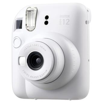 Фотокамера швидкого друку Fujifilm Instax Mini 12 Clay White (16806121) фото №5