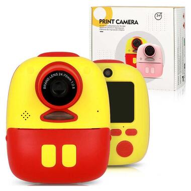 Дитяча фотокамера Epik D10 з моментальним друком Yellow фото №8