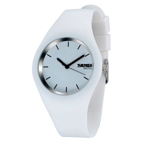 Жіночий годинник Skmei Rubber White II 9068C фото №1