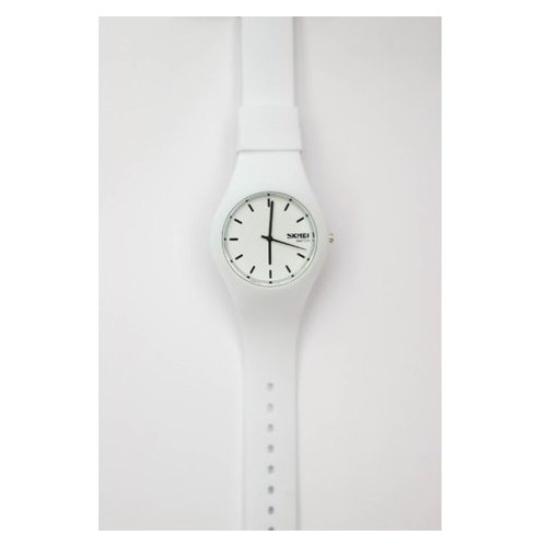 Жіночий годинник Skmei Rubber White II 9068C фото №3