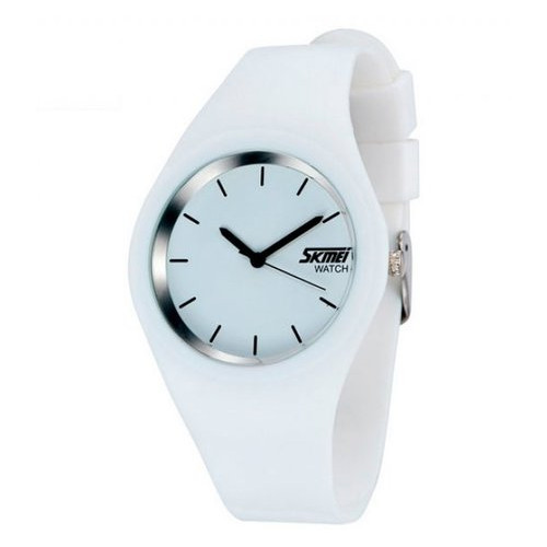 Жіночий годинник Skmei Rubber White II 9068C фото №2