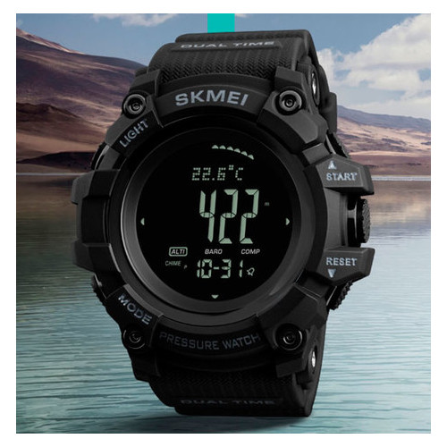 Чоловічий годинник Skmei Processor з крокоміром та барометром фото №7