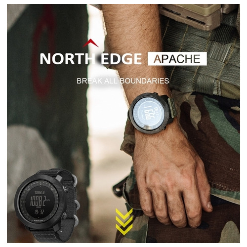 Чоловічий годинник North Edge Apache Green 5BAR фото №6