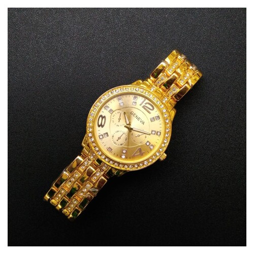 Жіночий годинник Geneva Gold фото №1