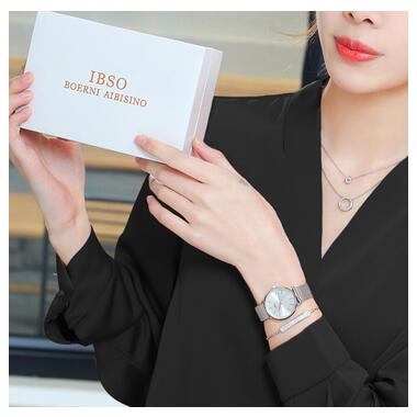Жіночий наручний годинник Baosaili BOX IBSO Silver (1566) фото №4